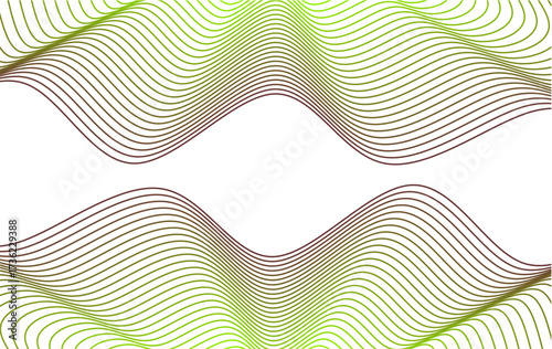 Wavy lines pattern. Abstract background with lines and waves. Abstract wavy line background. Colorful wavy lines on white background. Flowing gradient lines artwork. Modern abstract wavy background.