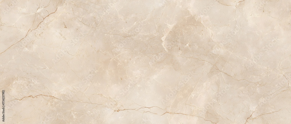 Fototapeta premium SEAMLESS crema marfil marble background, natural stone with subtle veins, beige marble pattern, polished stone texture for elegant and minimalist concept.