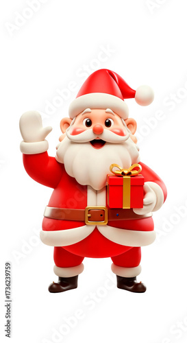 santa claus with gifts
