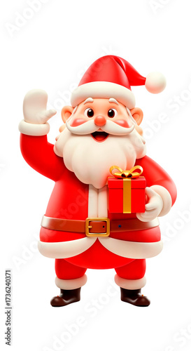 santa claus with gifts