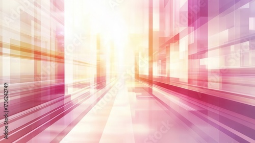 Abstract Technology Structure with Dynamic Composition and Light