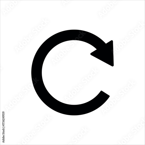 right angle rotate icon vector design isolated on white background