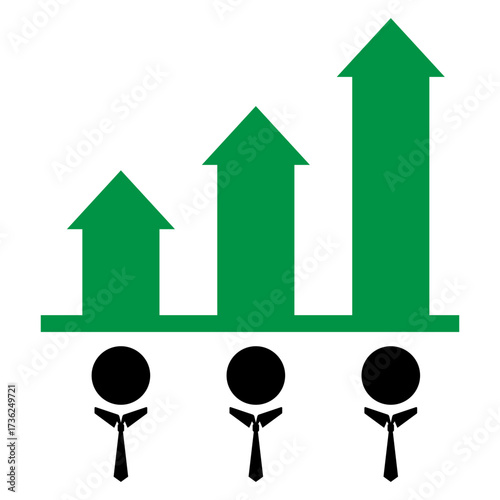 Progress Growth Success Achievement Icon