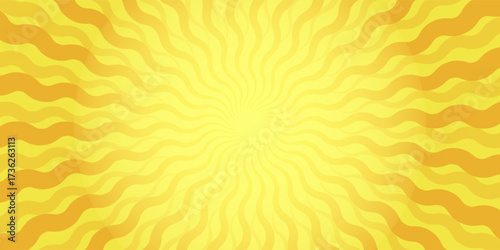 Background material used in Japanese manga. yellow and orange simple effect lines
