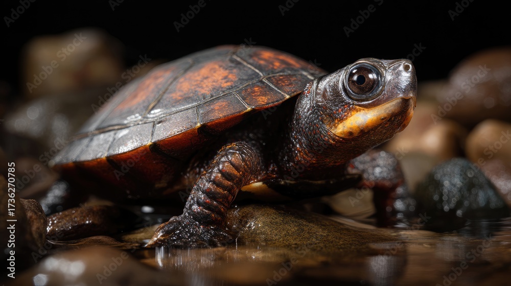 Fototapeta premium Detailed turtle photography