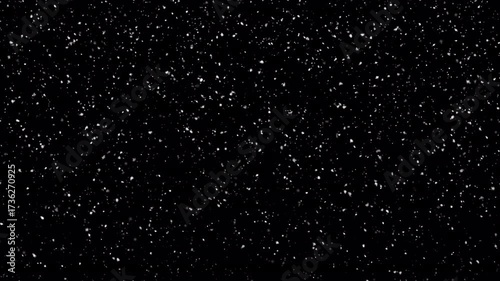 Winter overlay - animation of falling snow. Seamless snowing loop. Alpha channel - transparent background.
