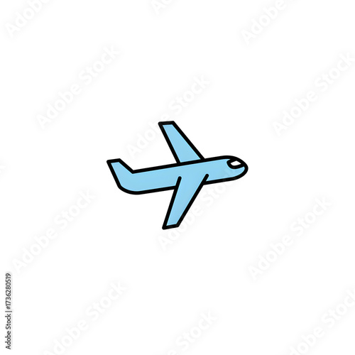 Airplane icon graphic