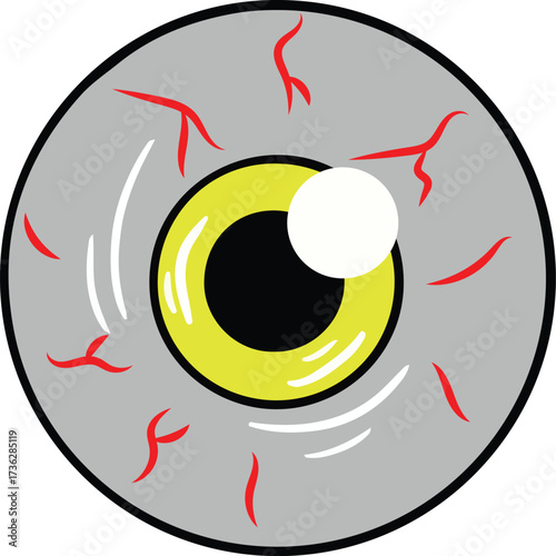 zombie eyes illustration