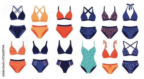 A curated collection of stylish swimwear for women.