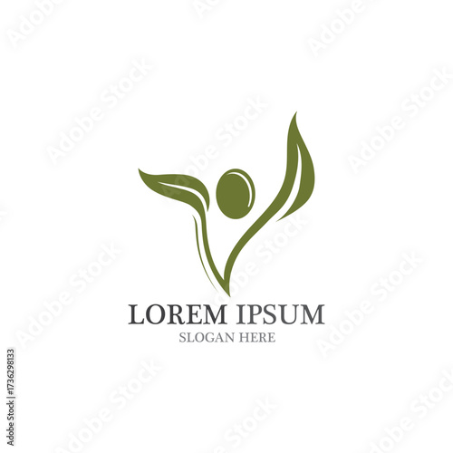 Olive logo template vector design