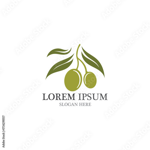 Olive logo template vector design