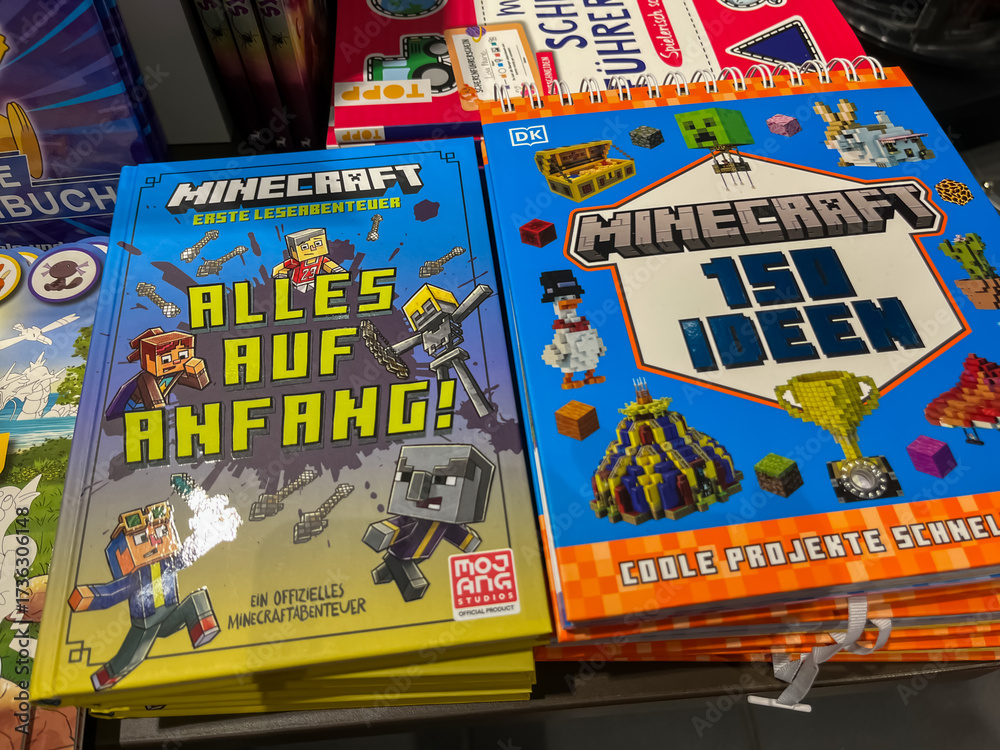 Obraz premium Minecraft Adventure Books for Creative Kids