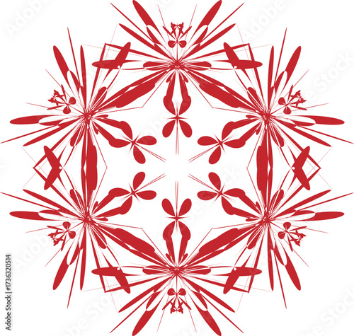 a mandala, a symbolic and artistic representation with origins in Hindu and Buddhist traditions. 