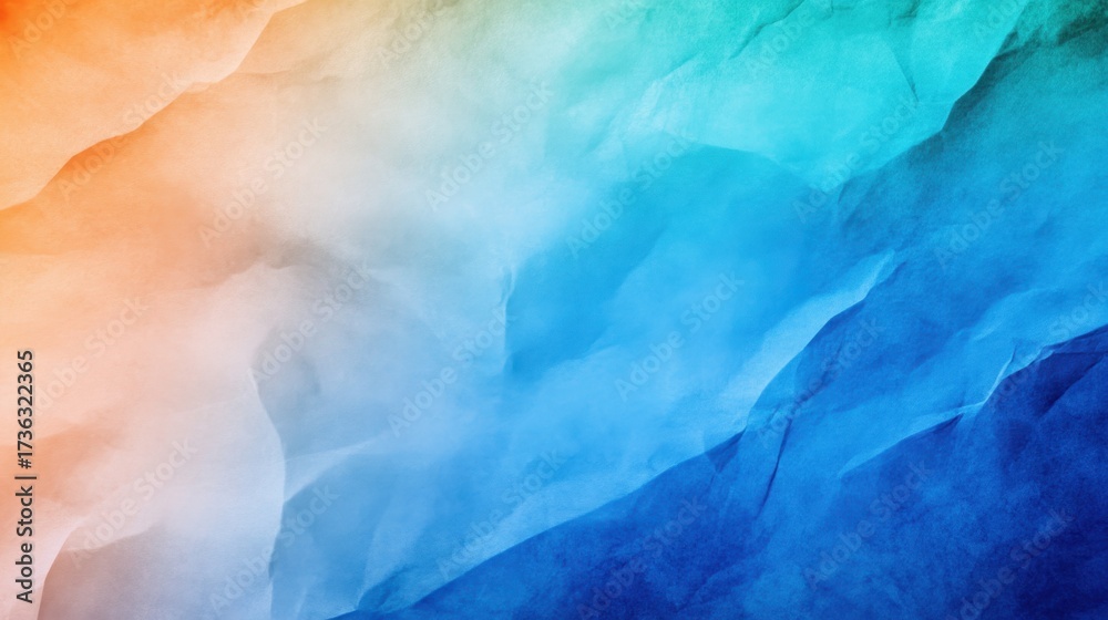 Fototapeta premium Vivid abstract texture with blended gradients in blue, coral, and green for digital creativity