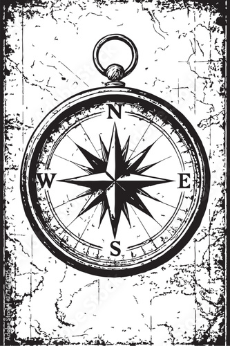 compass vector illustration
