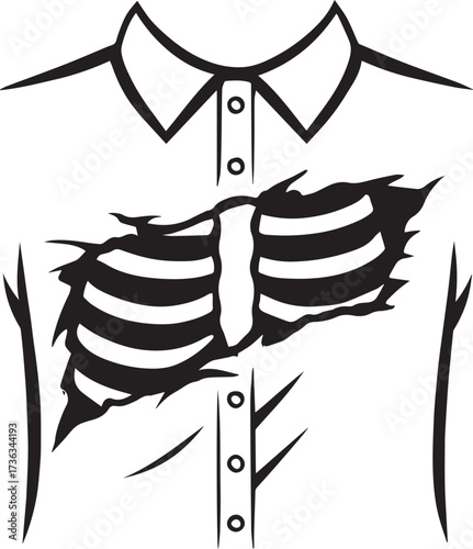 vector illustration of a shirt