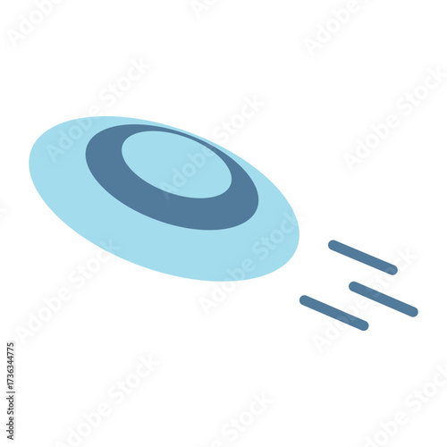 frisbee  logo icon illustration flat