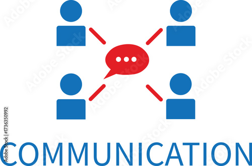 Communication icon, meeting, business icon