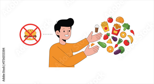 Healthy Eating Choices Versus Unhealthy Food Temptations