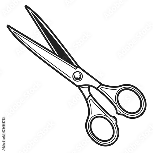 scissors isolated on white background