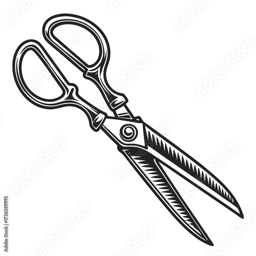scissors isolated on white background