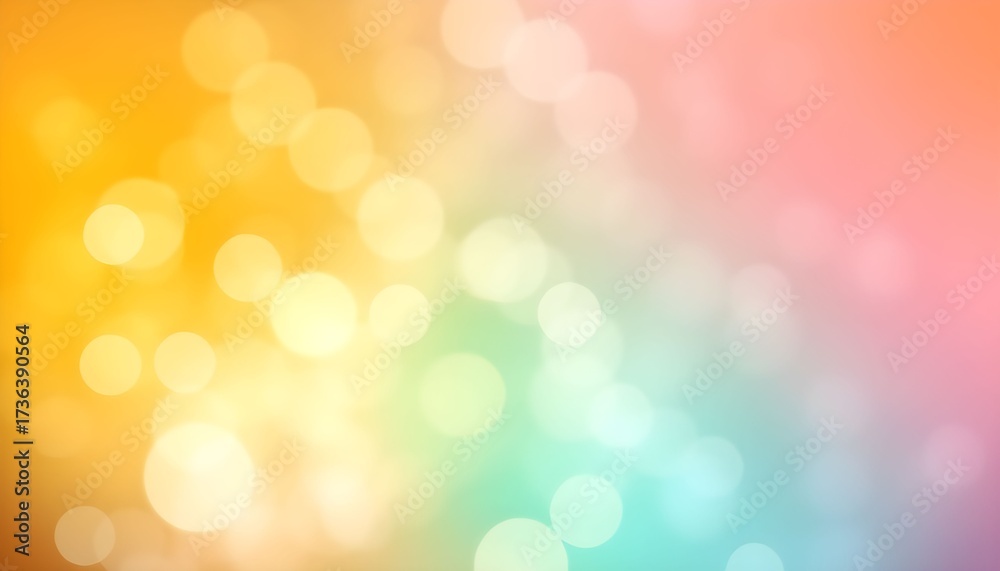 Obraz premium Abstract bokeh background with blurred lights and vibrant colors.