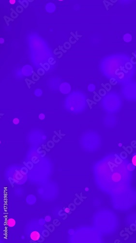 Vibrant Purple Bokeh Background - Sparkling Light Particles for Festive and Energetic Designs

