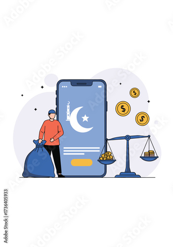 Islamic finance app helping users manage their money effectively.