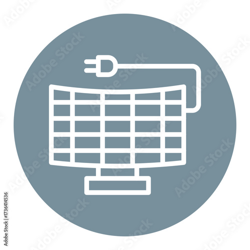 Solar Panel Vector Icons
