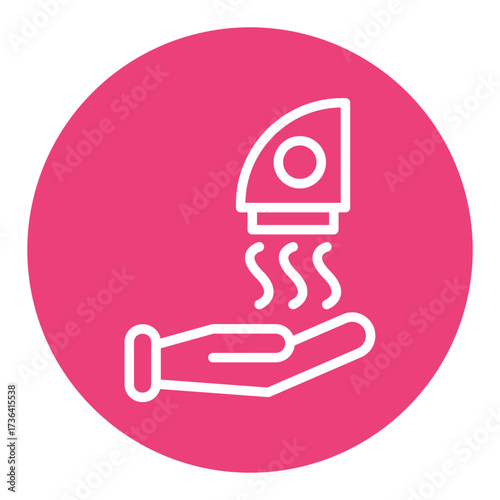 Hand Dryer Vector Icons