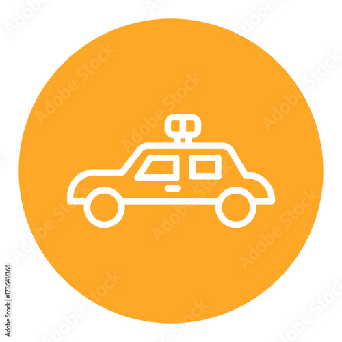 Police Car Vector Icons
