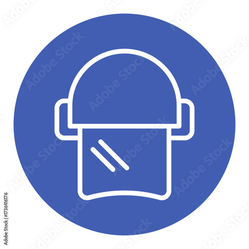 Police Helmet Vector Icons