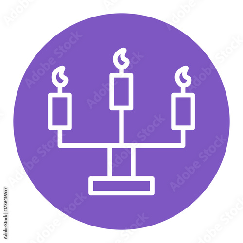 Candelabra Vector Icons