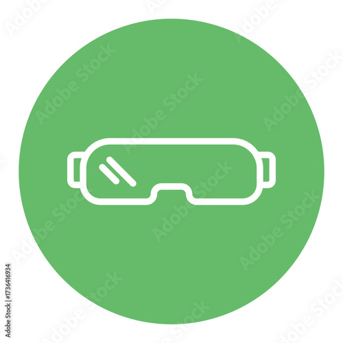 Ski Goggles Vector Icons