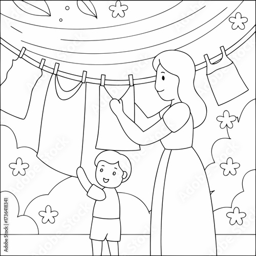 Mother Son Laundry