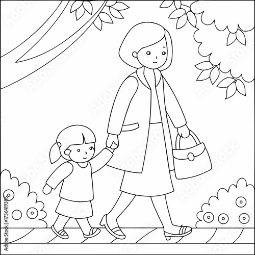 Mother Daughter Walk