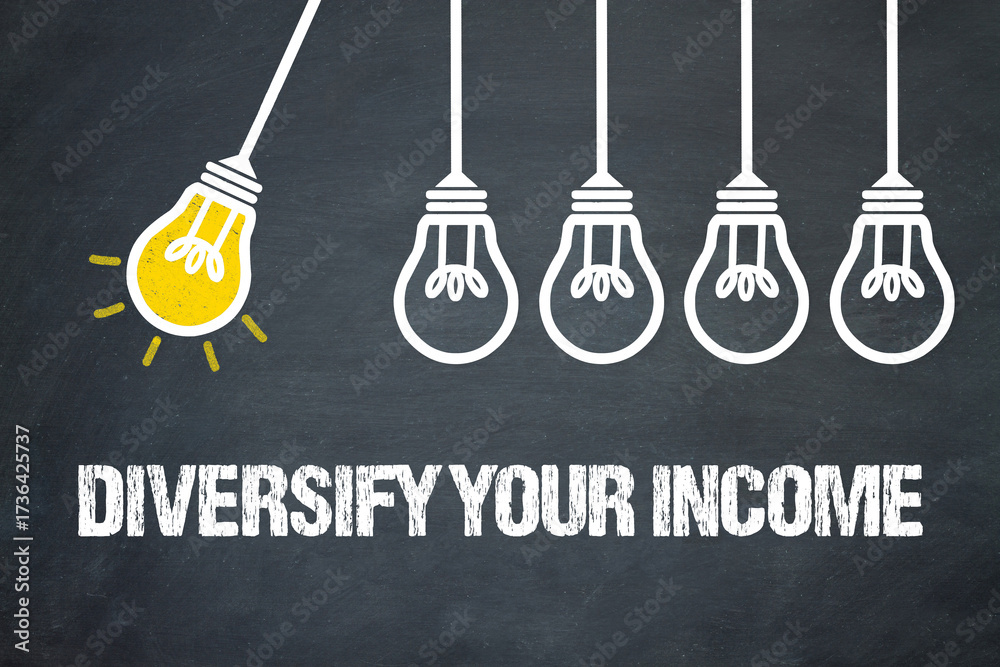 Fototapeta premium Diversify your income