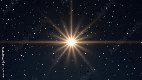 A plane flies over a starry night sky, ideal for travel or adventure themes