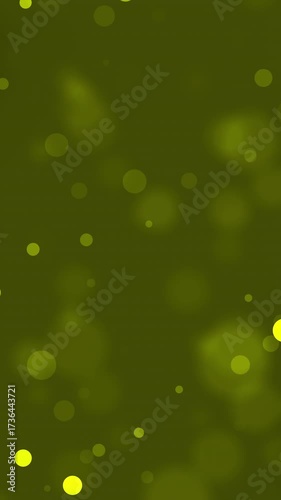Olive Green Bokeh Background - Sparkling Light Particles for Natural and Earthy Designs
