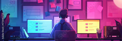 A digital workspace where an auditor is reviewing files and data for ISO compliance.