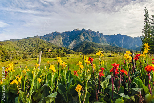 Natural beauty of Mount Kinabalu National Park, UNESCO World Heritage Site in Sabah, Malaysia.