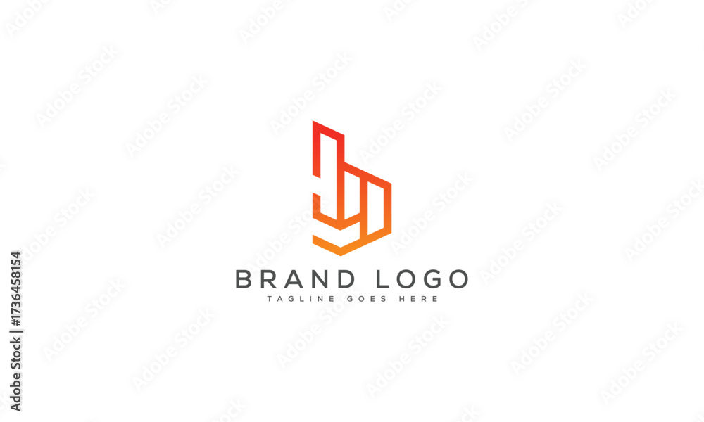 Fototapeta premium letter B logo design vector template design for brand.