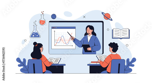 Online learning platform for engaging students with interactive lessons and real time feedback.