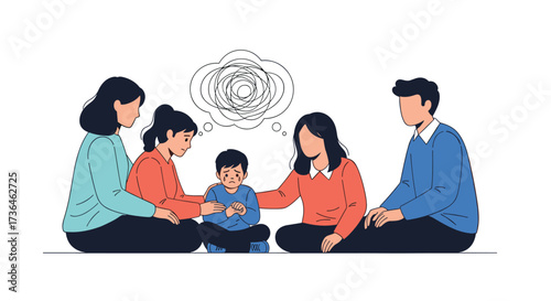Understanding family dynamics and supporting children through emotional challenges.