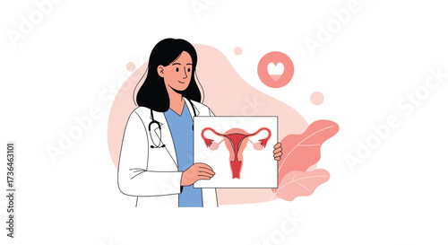Understanding female reproductive health and gynecological care with a medical professional.