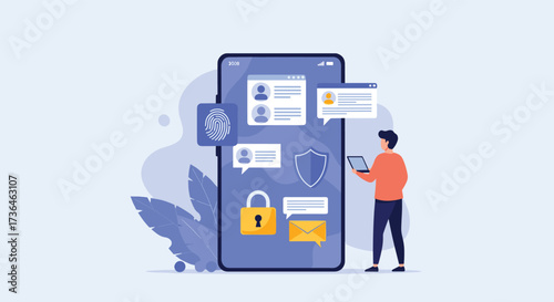 Digital security and privacy protection for personal user data online.