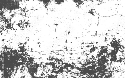 black and white abstract Cracked Surface grunge and distressed Texture for Creative splatters textured background.Crack and scratched grunge dust wall urban background texture vector. 