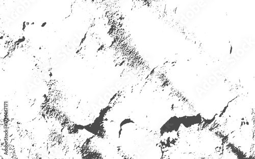 Monochrome texture composed of irregular graphic elements. Overlay for interesting effect and depth.Vector grunge abstract texture. Stylish modern background for different print products. 