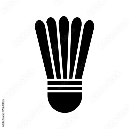  badminton ball badminton sport vector