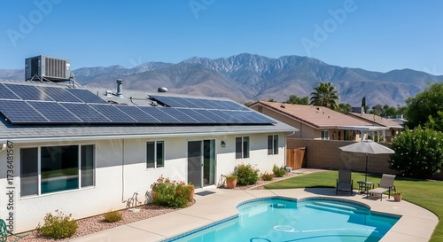 Solar Poolside Home